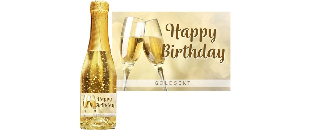 Trendcompany Idea regalo Happy Birthday 2 dl
