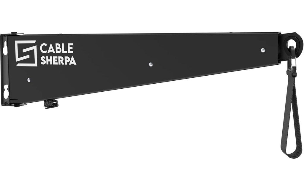 Elektromaterial Porte-câble Cable-Sherpa, Noir