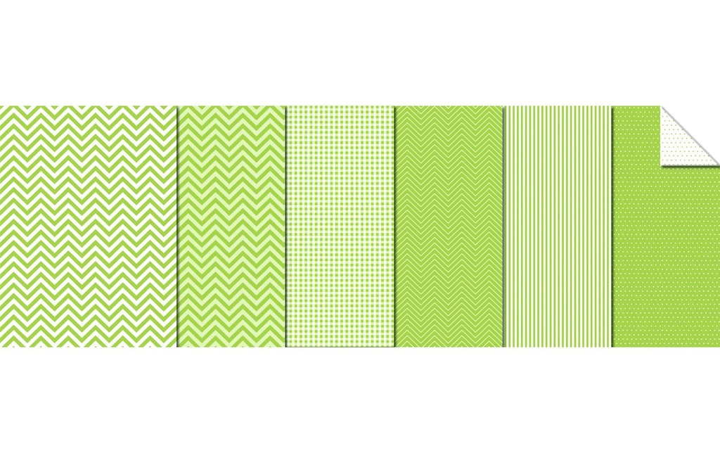 URSUS Bloc de papier à motif Monochrom 1 pièce, vert