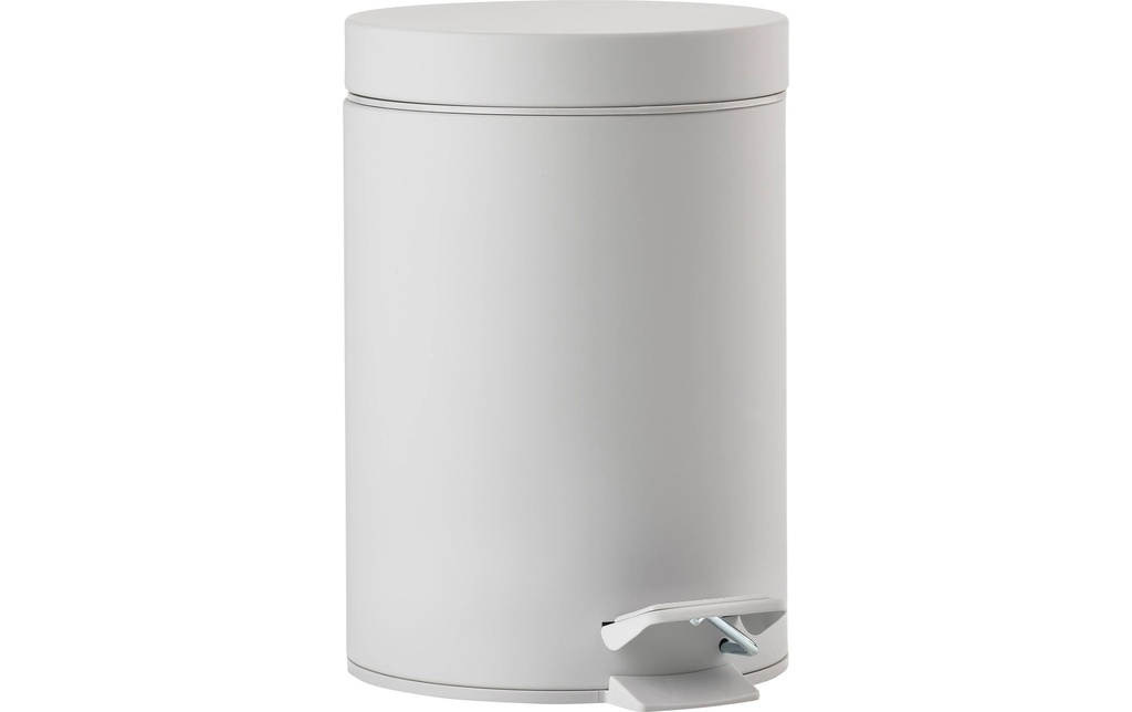 Zone Denmark Poubelle à pédale Solo 3 l, Gris clair