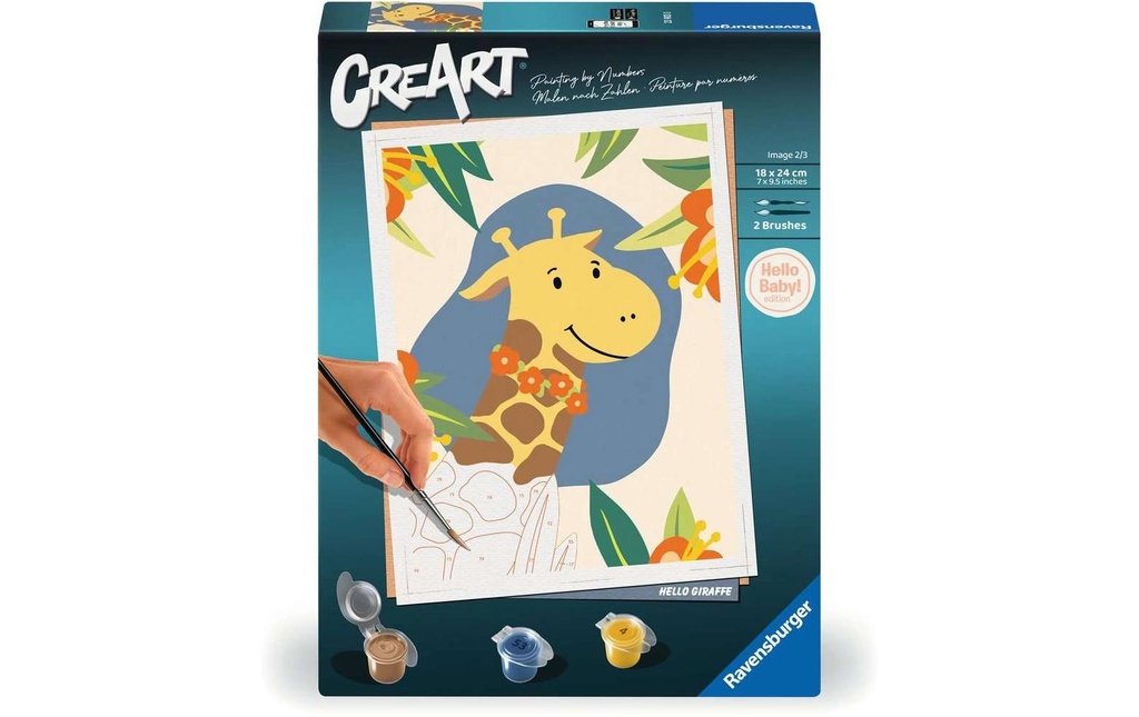 Ravensburger Peinture avec chiffres CreArt – Hello Giraffe