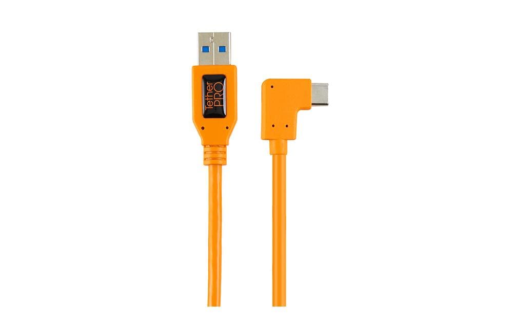 Tether Tools Câble TetherPro USB 3.0 vers USB-C, 0.5 m Orange
