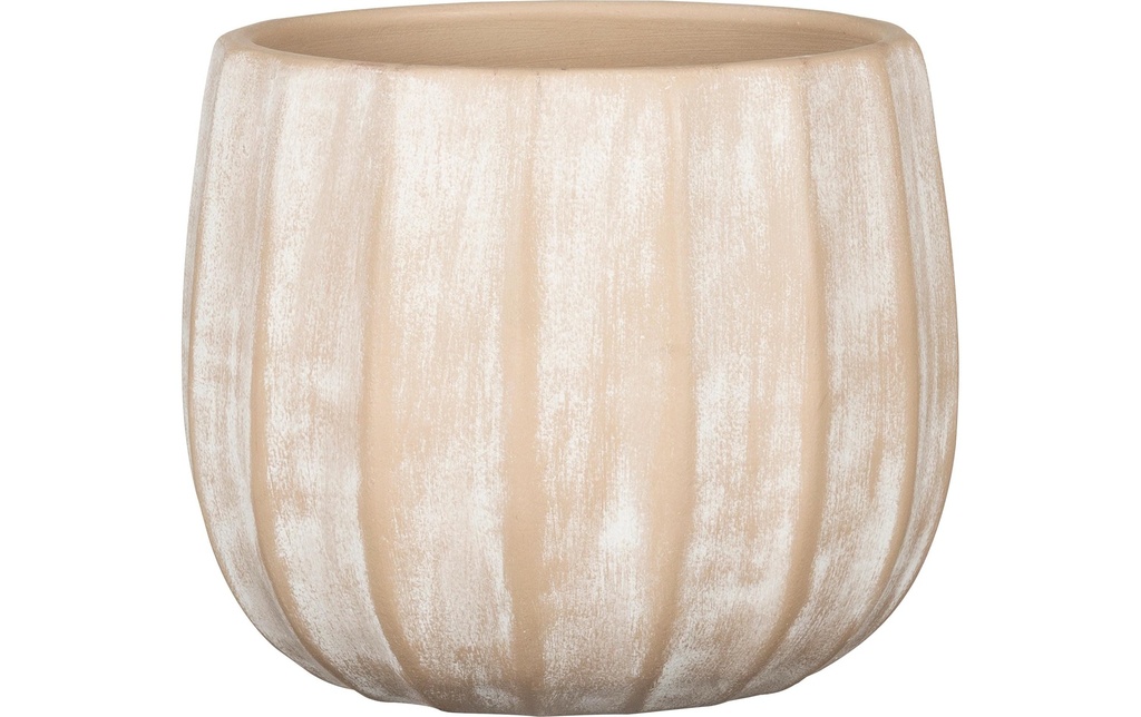 scheurich Pot de fleur Runa 6.7 l, Crème