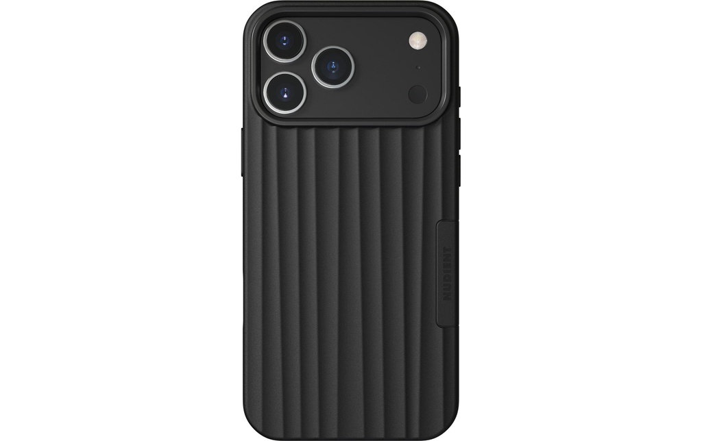 Nudient Coque arrière Bold MagSafe iPhone 17 Pro Max Charcoal Black