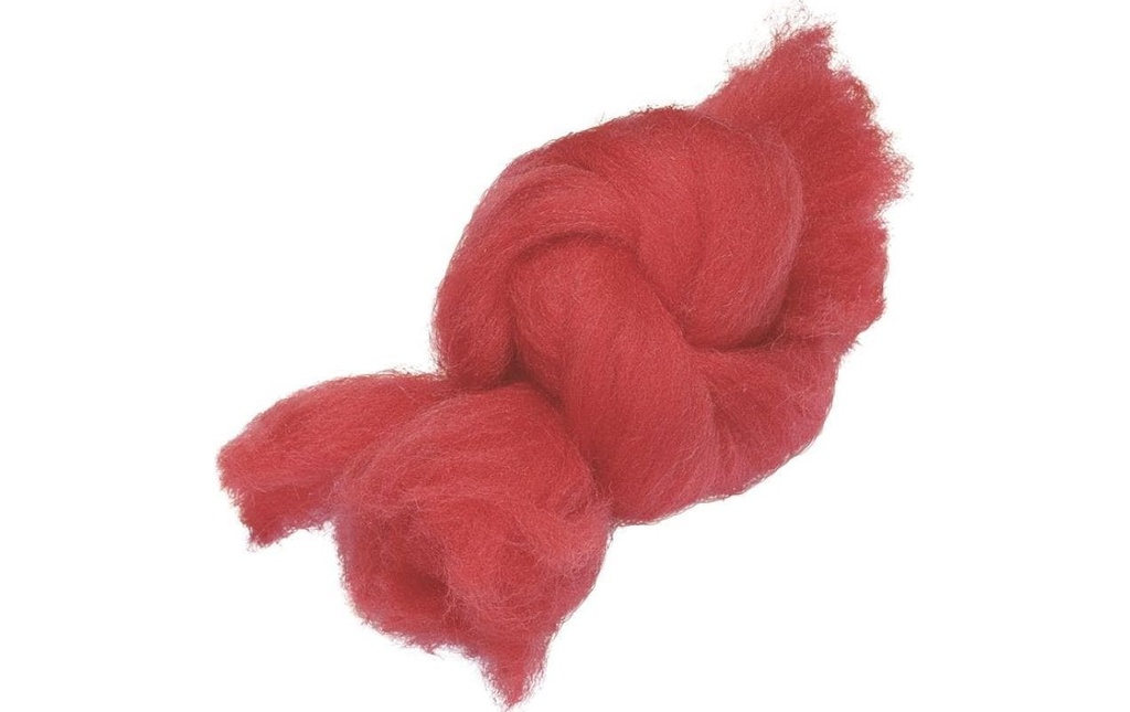 Heyda Laine de feutre 50 g, Rouge