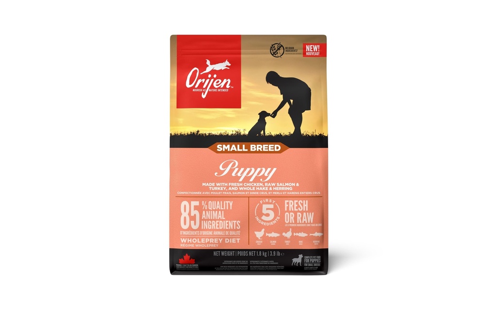 Orijen Alimentation sèche Dog Puppy Small Breed, 1.8 kg