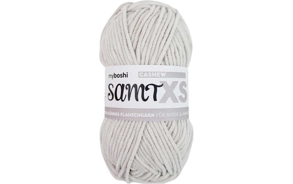 myBoshi Laine Chenille Samt XS Cashew