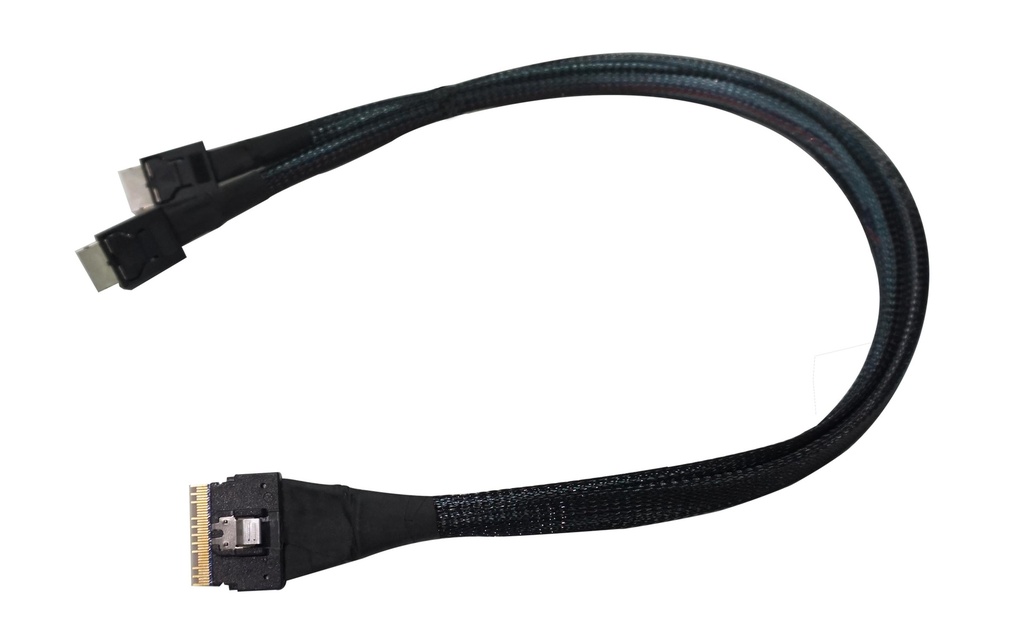 Highpoint Câble SAS SFF-8654 - 2x SFF-8611 50 cm