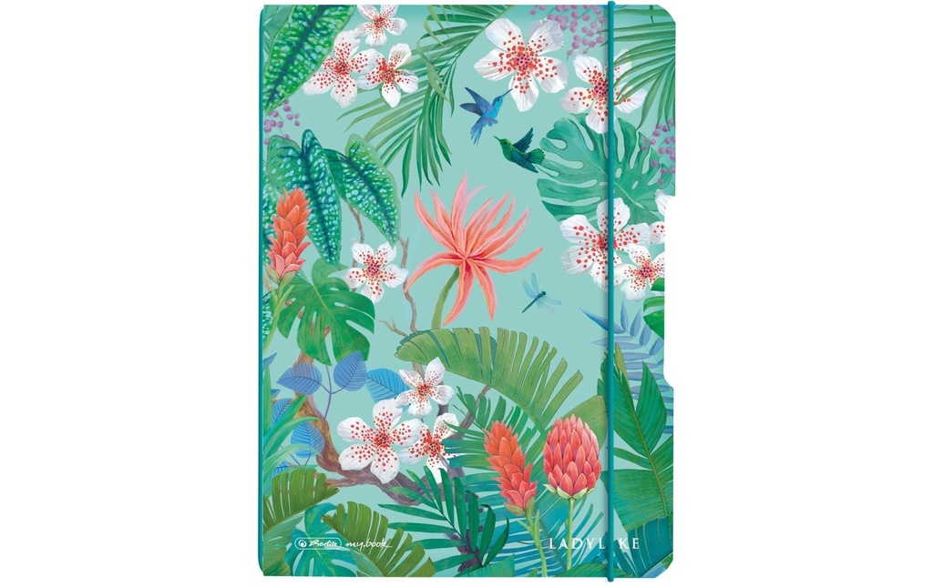 Herlitz Carnet de notes Ladylike Jungle A5, 40 feuilles, pointillés