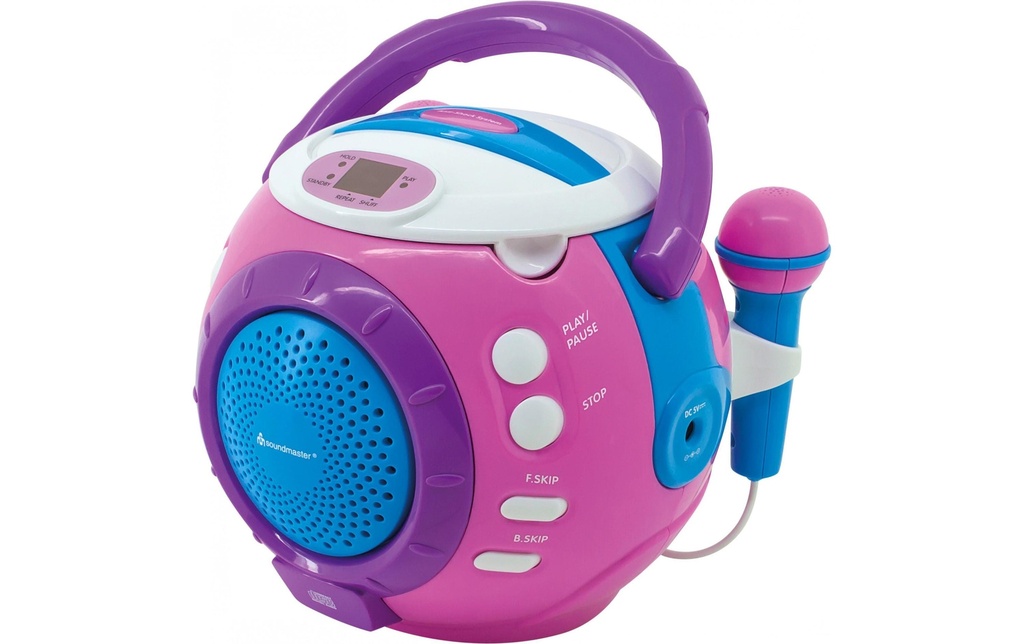 soundmaster Lecteur MP3 KCD1600 Bleu; Rose