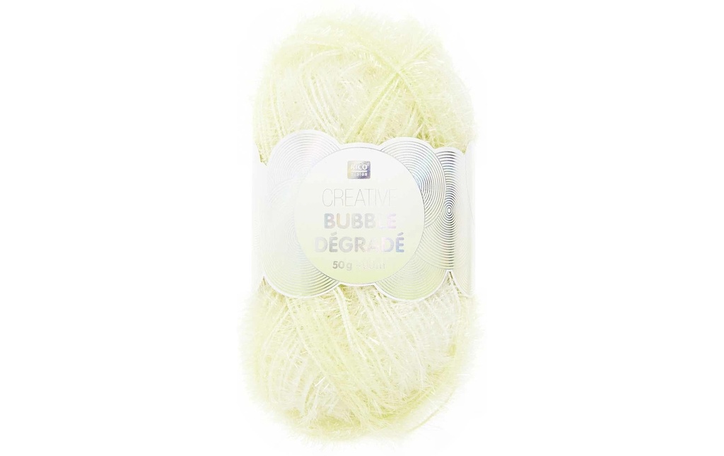 Rico Design Laine Rico Creative Bubble Dégradé 50 g / 90 m, jaune