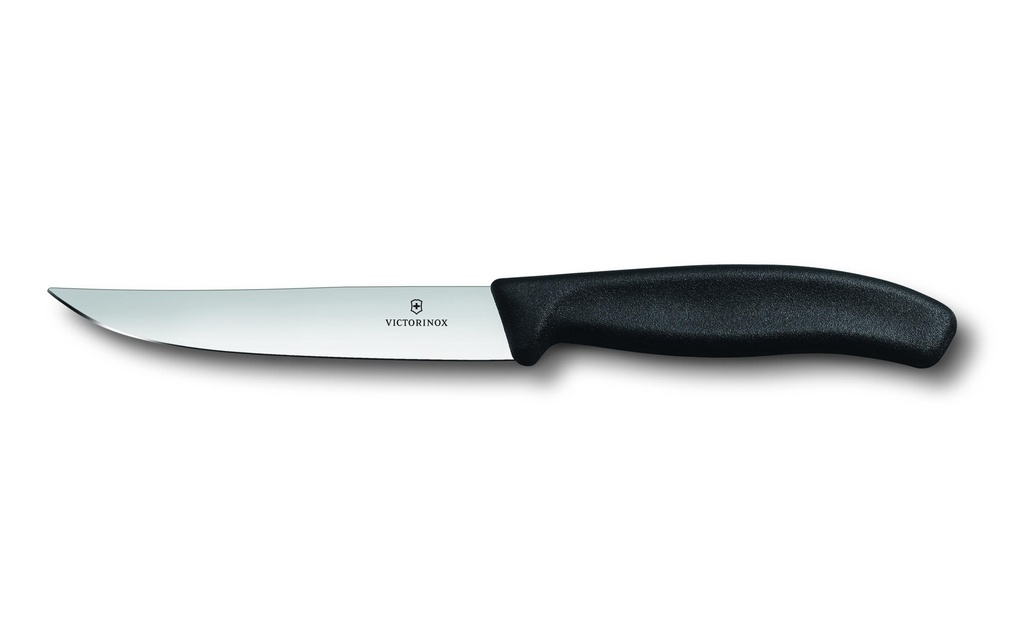 Victorinox Couteau à steak Swisss Classic Gourmet 2 Pièce/s, Noir