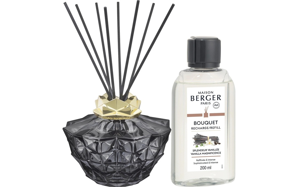 Maison Berger Bâtonnets parfumés Kali 250 ml, Noir
