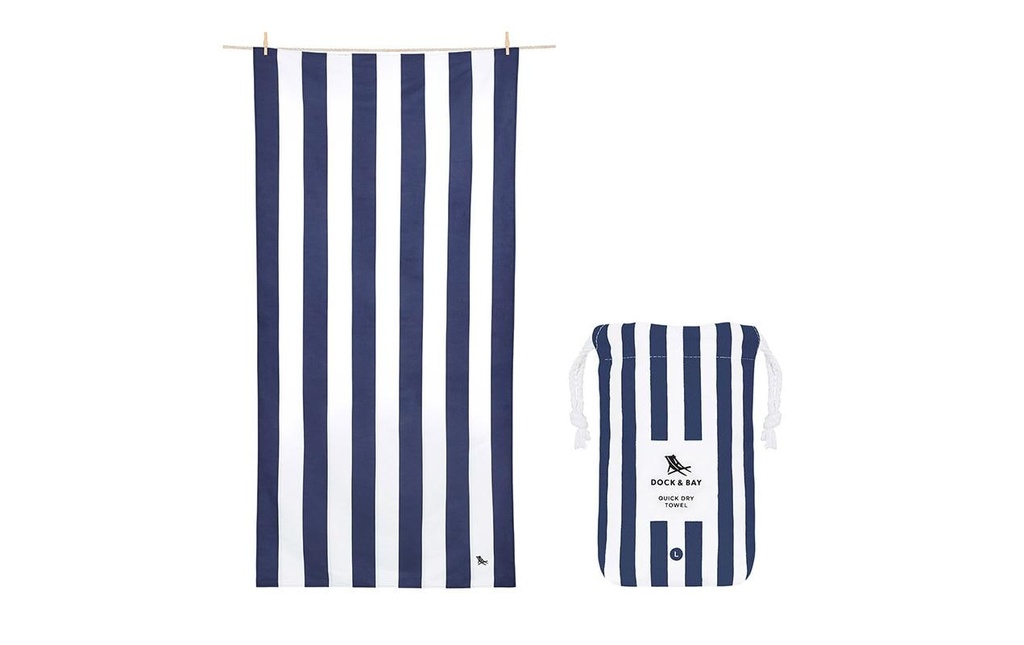 Dock & Bay Serviette de plage Cabana L, Whitsunday Blue