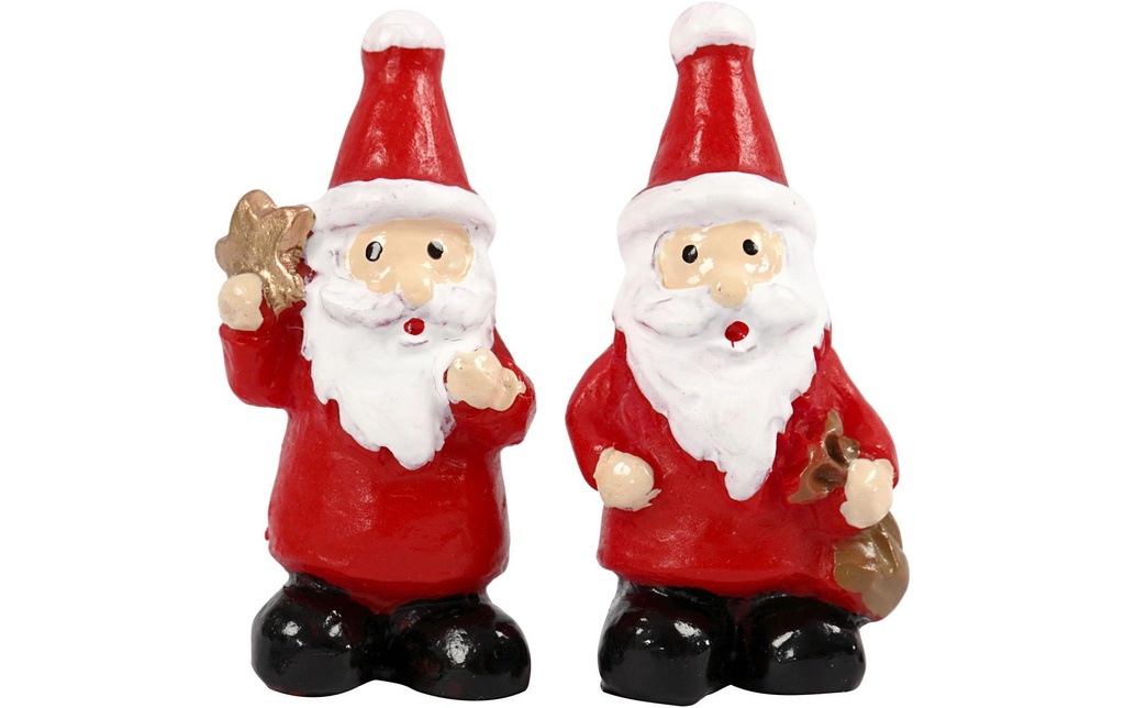Creativ Company Présentoir Père Noël 2 pièces