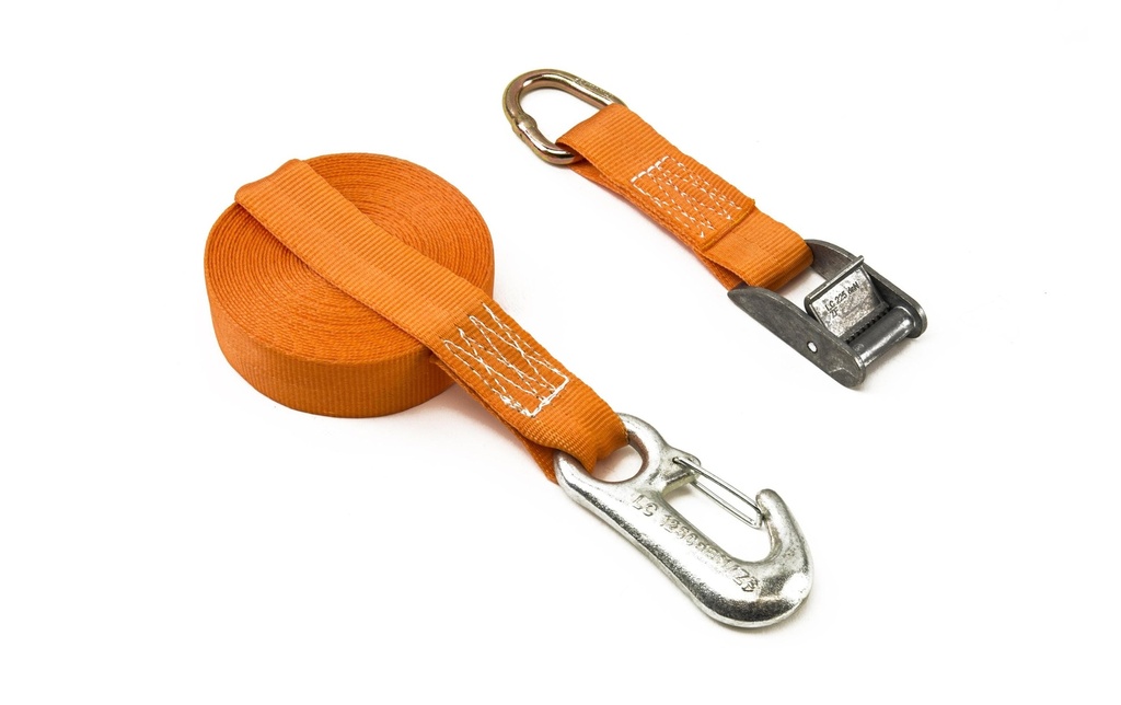 Zurrfix Sangles de sécurité de hayon 2 m orange