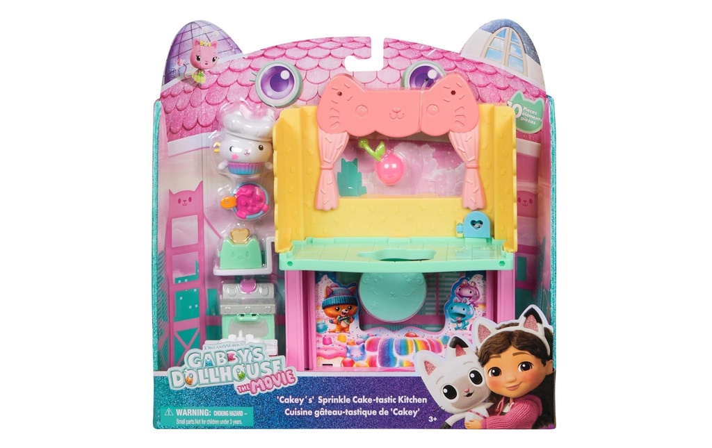 Spinmaster Gabby's Dollhouse Movie Cuisine Cakey's Sprinkle