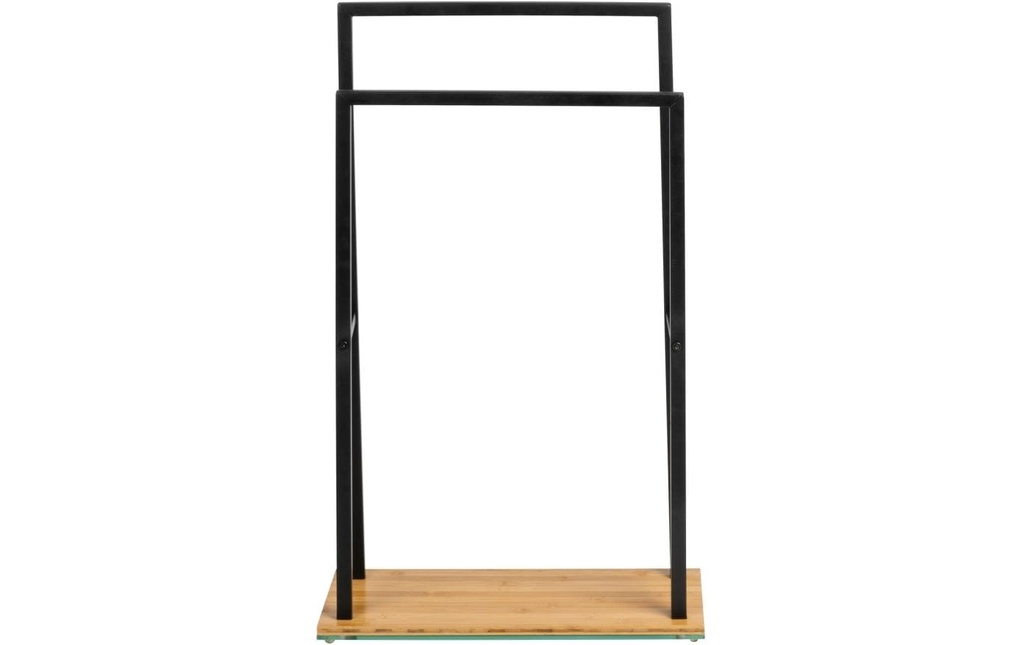 Wenko Porte-serviette Bambusa Noir