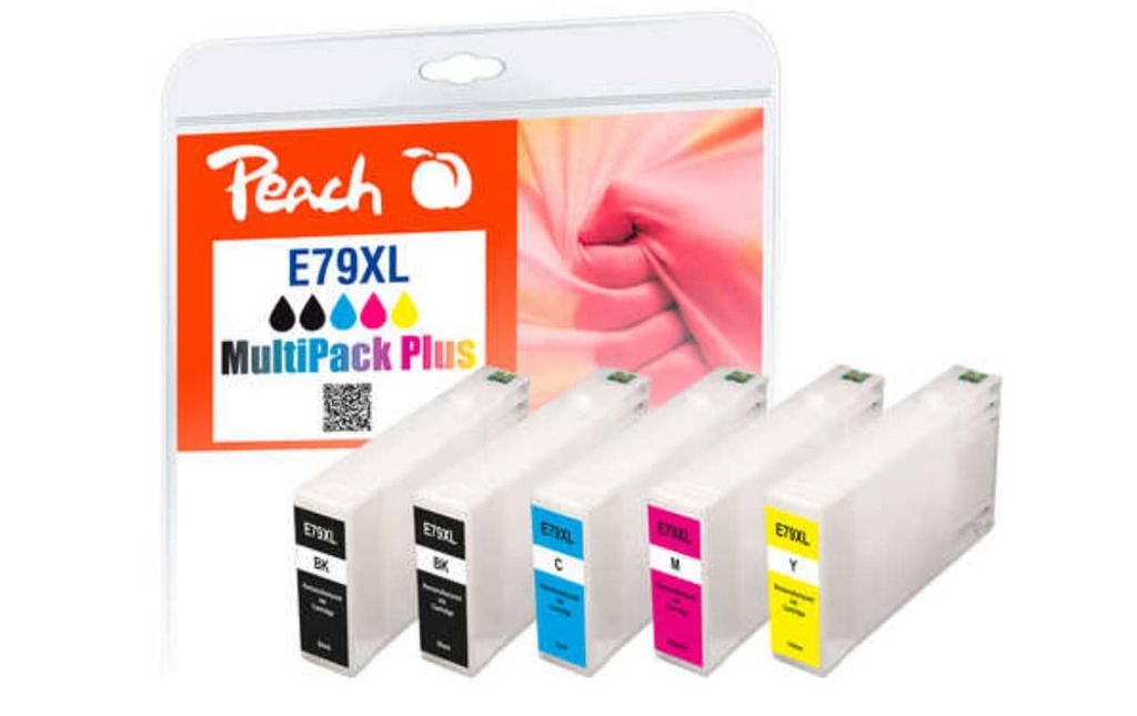 Peach Encre Epson No 79XL 2x BK, 1x C, 1x M, 1x Y