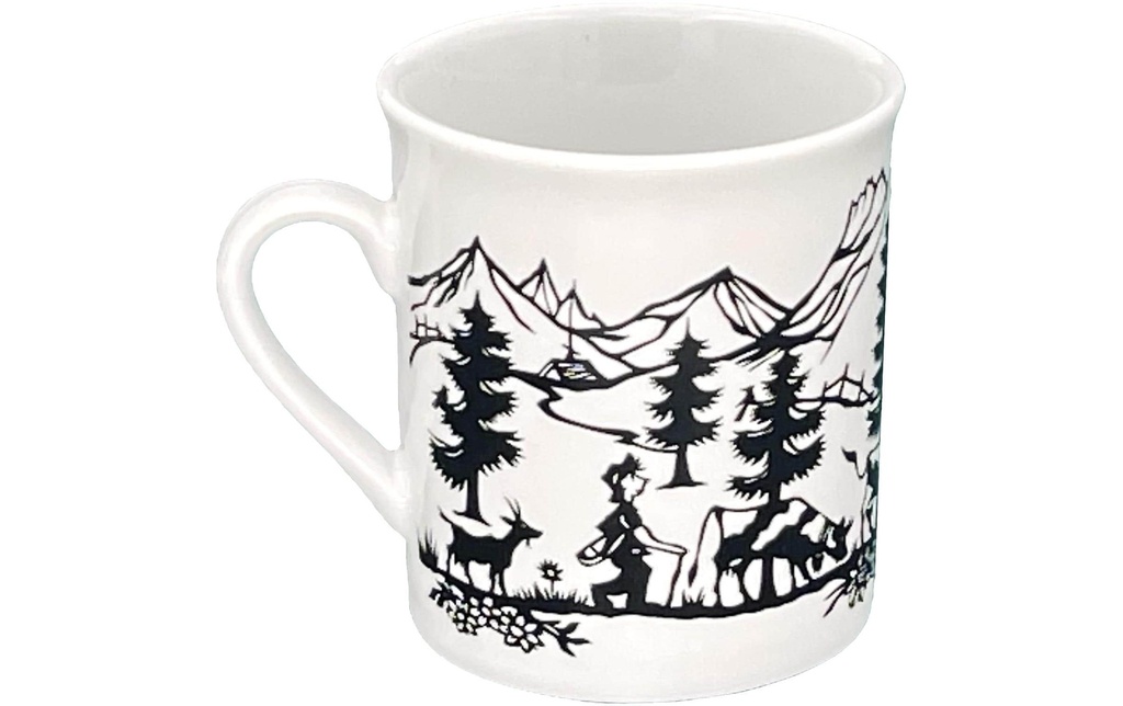 Heidi Cheese Line Tasse à café Cut 120 ml, 1 Pièce/s, Blanc
