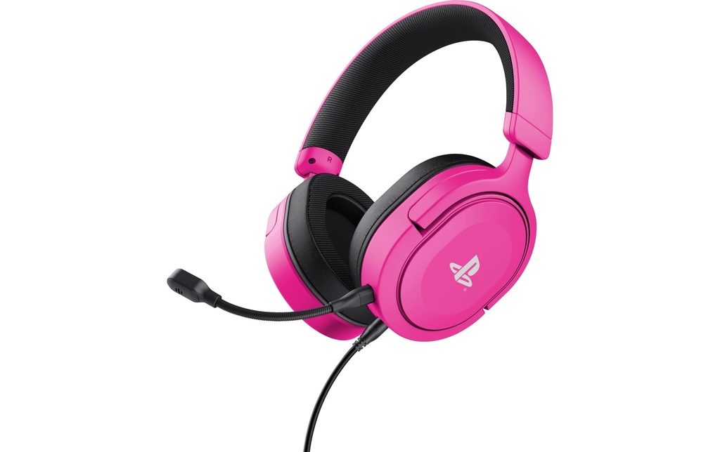 Trust Casque gaming GXT498P Forta Noir/Rose