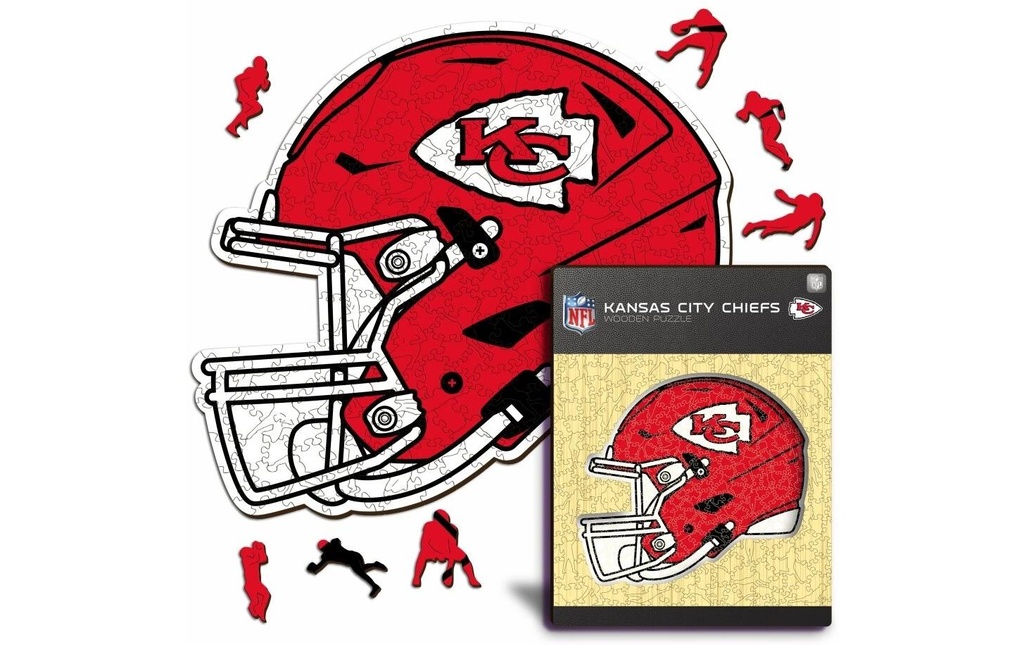 Iconic Puzzle Puzzle en bois NFL – Les Chiefs de Kansas City S, 150 pièces