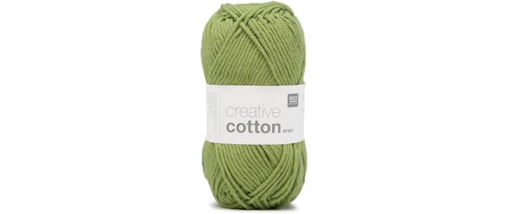 Rico Design Laine Creative Cotton Aran 50 g, pistache
