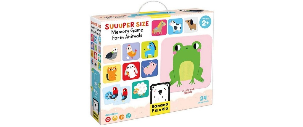 BANANA PANDA Memory Suuuper Size Farm Anima (24 pces)