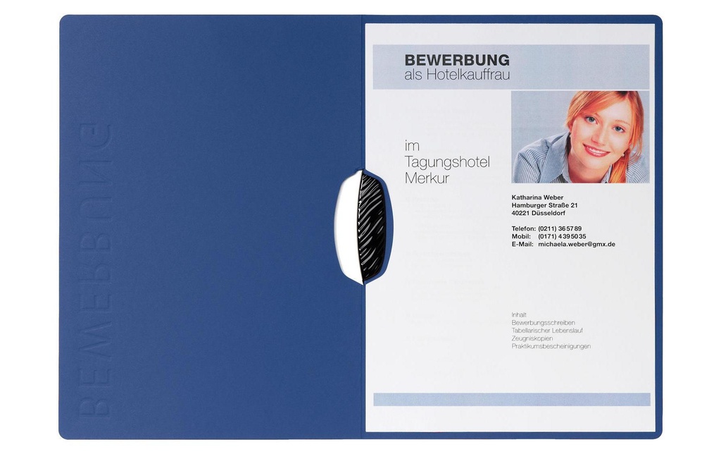 Pagna Dossier de candidature A4 Swing Bleu