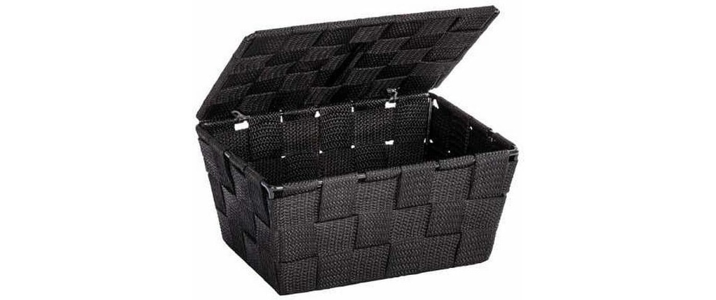 Wenko Supports pour ustensiles de salle de bains Adria Noir