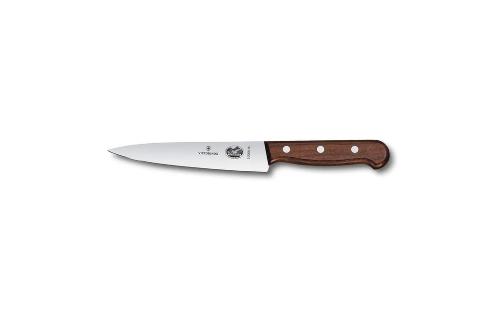 Victorinox Couteau de chef Wood Brun, 15 cm