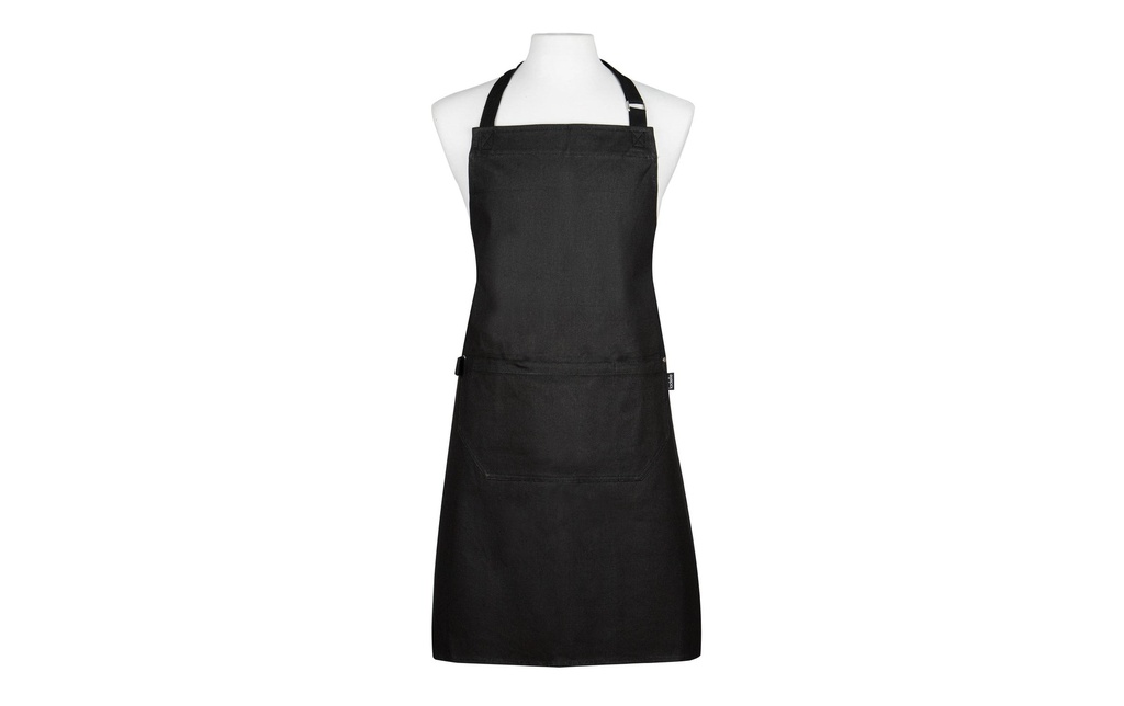 Ladelle Tablier de cuisine Lennox 69 x 90 cm, noir