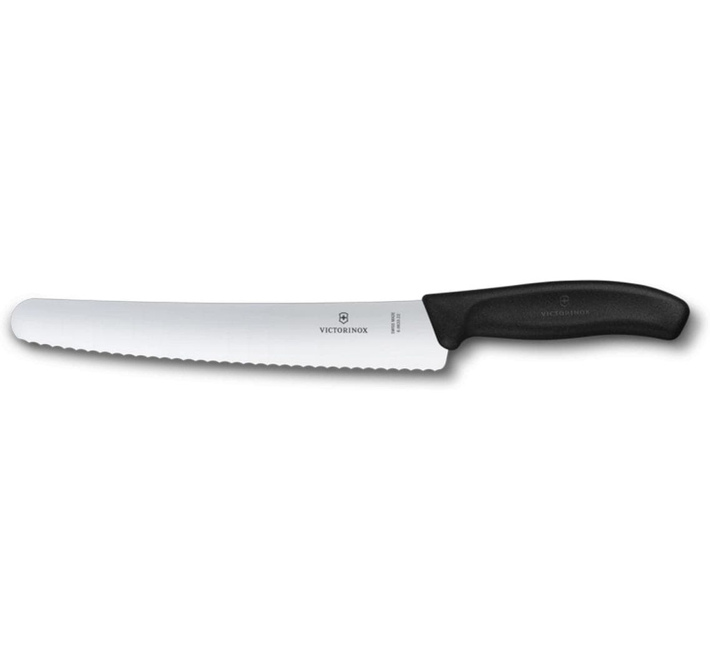 Victorinox Couteau à pain Swiss Classic Noir, 22 cm