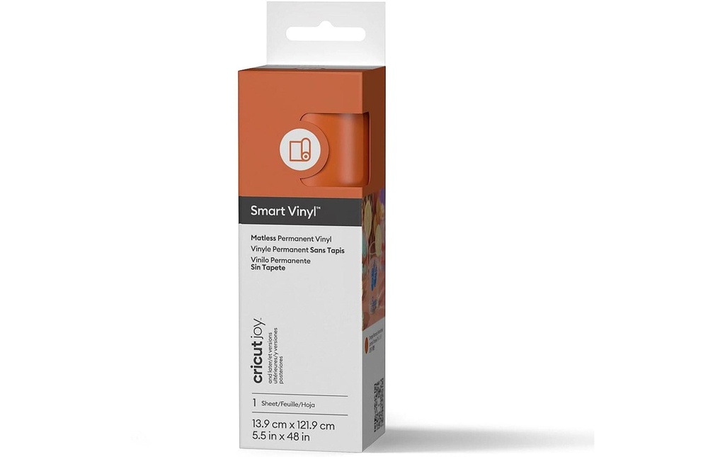 Cricut Film de vinyle Joy Permanent 13.9 x 121.9 cm, Orange