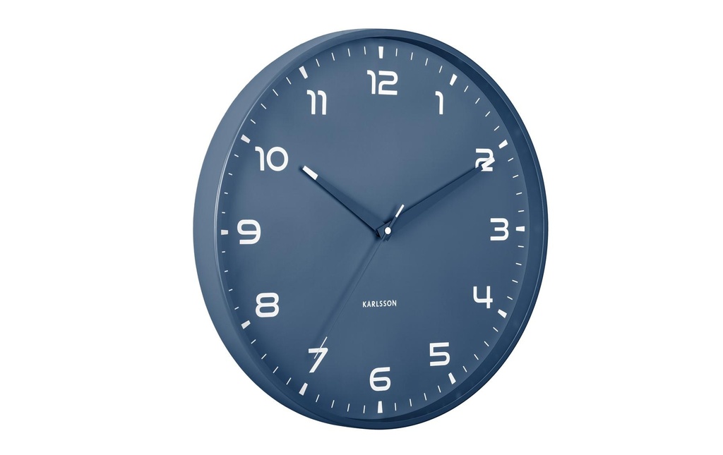 KARLSSON Horloge murale Orgullo Ø 40 cm, Bleu