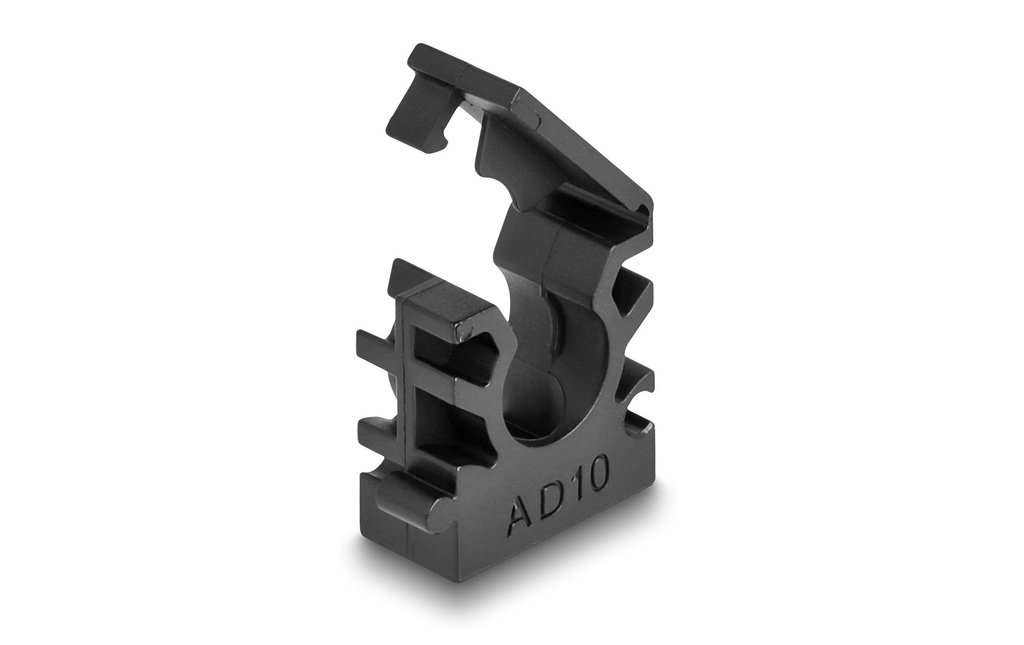 Delock Supports de manchon de câble 10 mm, 8 pièces, Noir