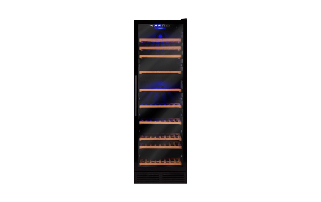 Kibernetik Armoire de mise en température pour le vin Bodega BWS188 Noir, Droite