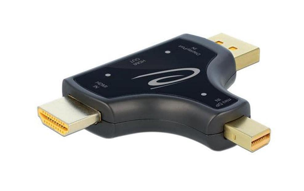 Delock Adaptateur HDMI, DisplayPort, Mini-DisplayPort sur HDMI