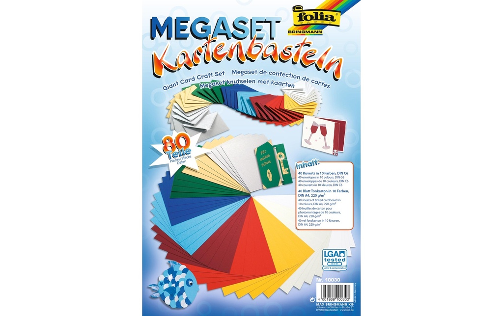 Folia Carte vierge Fabrication de cartes Megaset