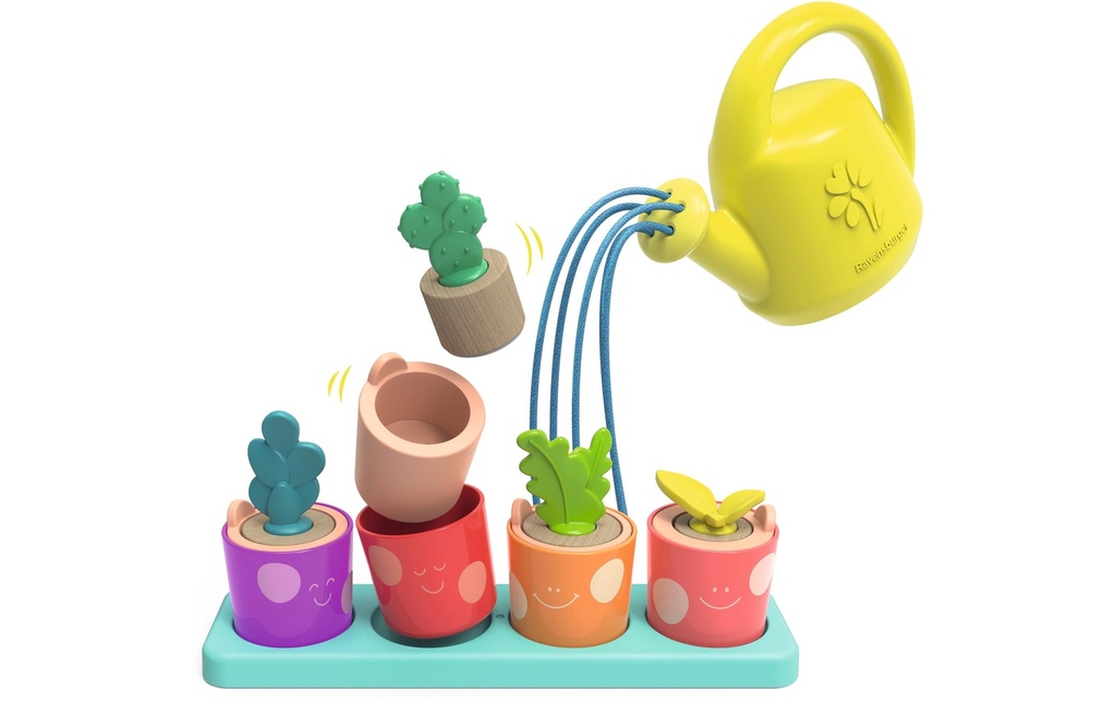 play+ Coffret puzzle et jeu: Mes petites plantes