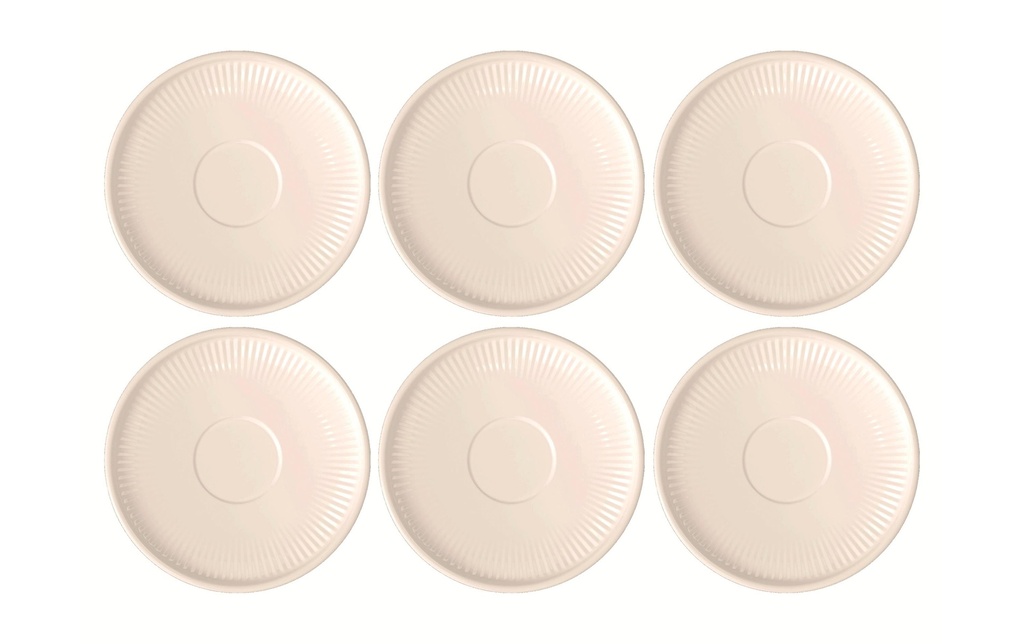 Villeroy & Boch Soucoupe à espresso Afina 0 ml, 6 Pièce/s, Blanc