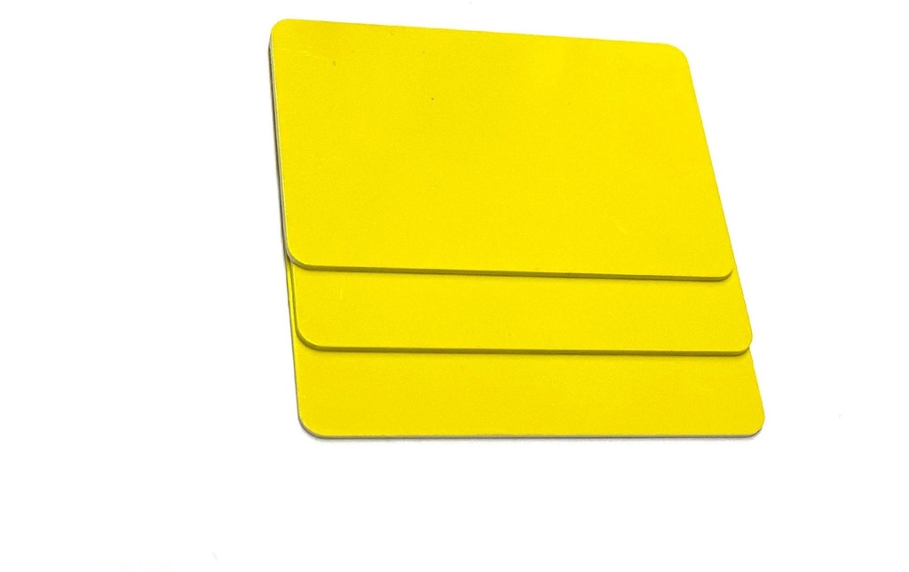 Evolis Ébauche de carte. Jaune fluo