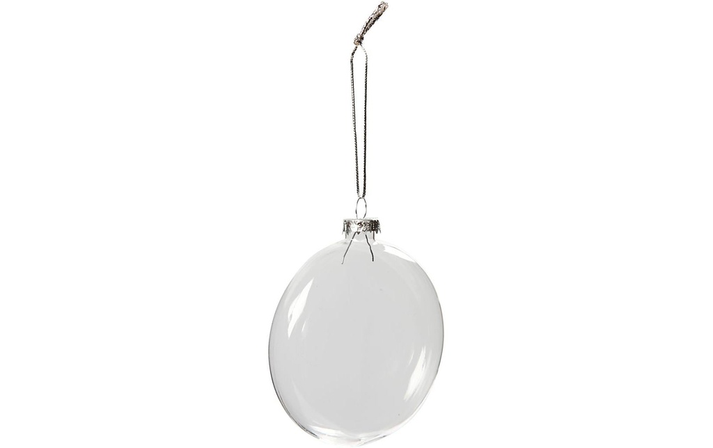 Creativ Company Boules de Noël 8 x 2.1 cm plat