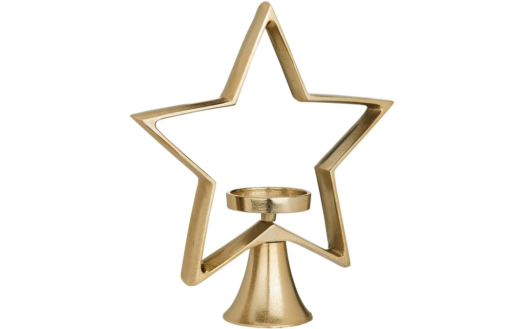 EGLO Photophore de Noël Étoile de Mukayle 34 cm, Doré