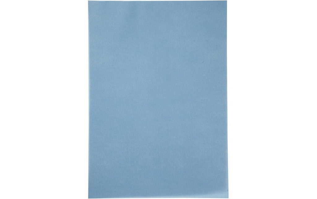 Creativ Company Papier transparent Parchemin A4, 10 feuilles, Bleu