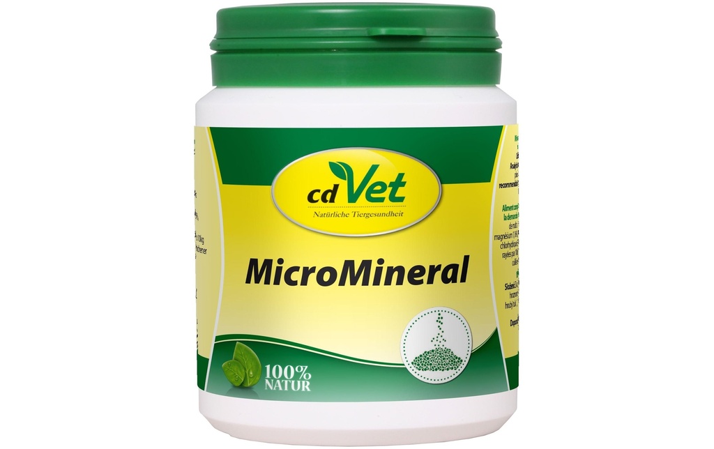 cdVet Supplément alimentaire pour chiens MicroMineral, chien & chat, 150 g