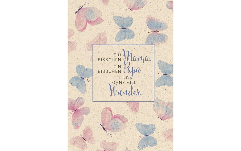 Natur Verlag Carte de félicitations Papillon 12.2 x 17.5 cm
