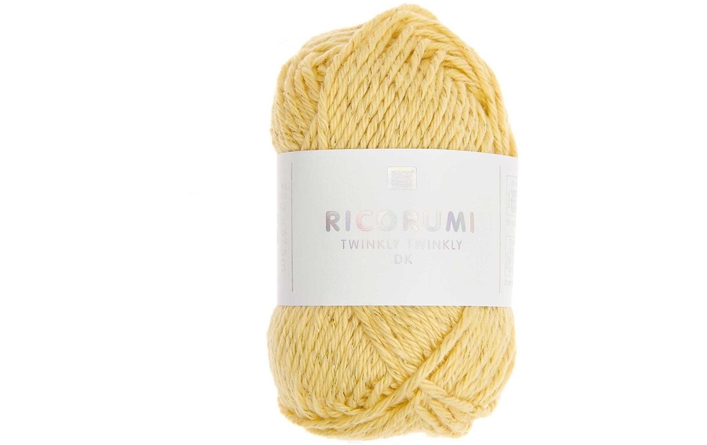 Rico Design Ricorumi Twinkly Twinkly 25 g, jaune