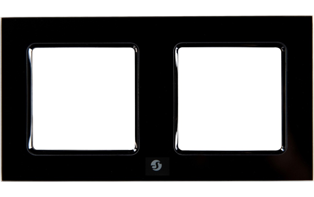 Shelly Wall Frame 2 pour Shelly Wall Switch noir