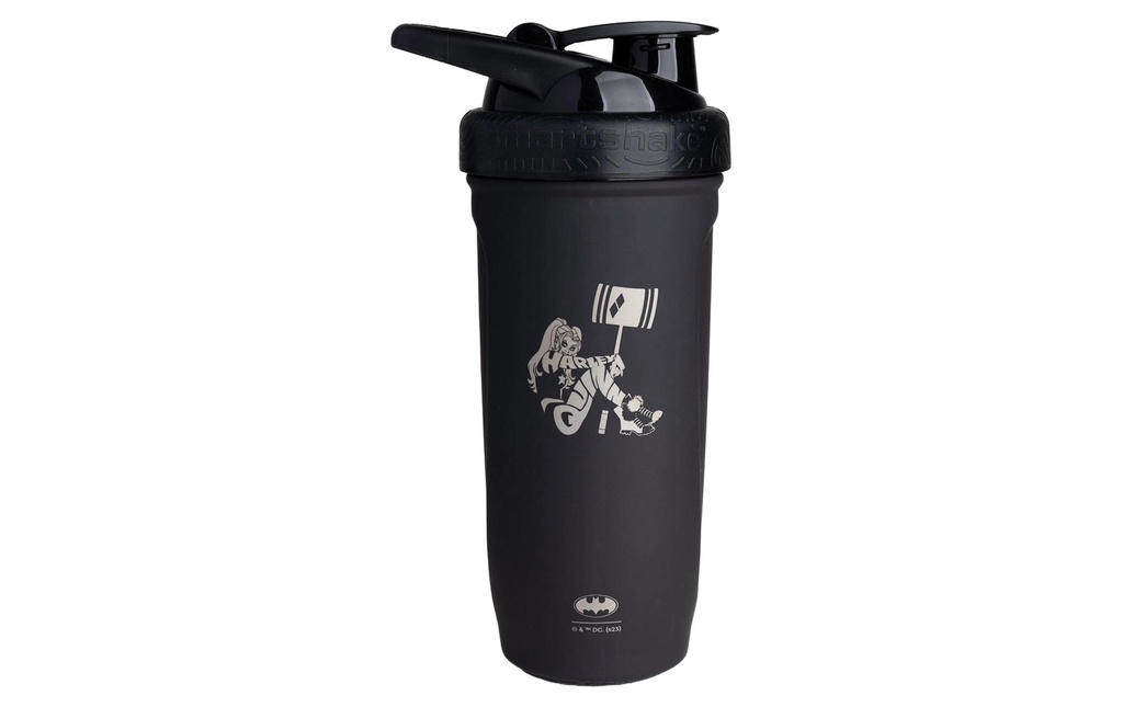 Smartshake Smartshake Reforce Harley Quinn Shaker 900 ml, Noir